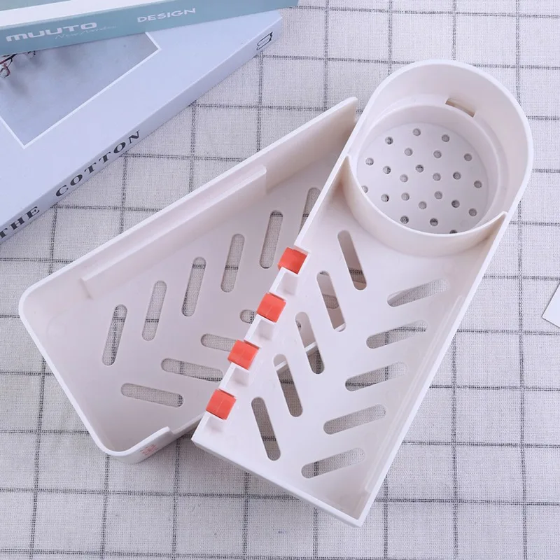 

Rotate 90 Degrees Seamless Rotating Tripod Home Bathroom Shelf Corner Bath Seamlessly Storage Holder