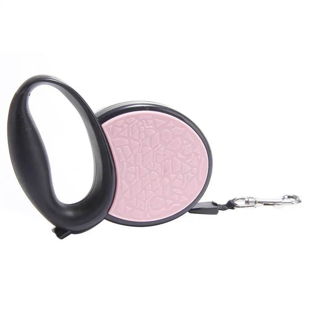 pink M Поводок для собак, автоматическая выдвижная веревка, тракторная цепь для домашних животных, товары для прогулок, BJStore - Цвет: pink M