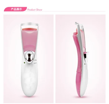 

lash curler Electric Heated Eyelash Curler Portable Makeup Eye Lashes Long Lasting Useful Eyelash Curler Lash Curler Battery