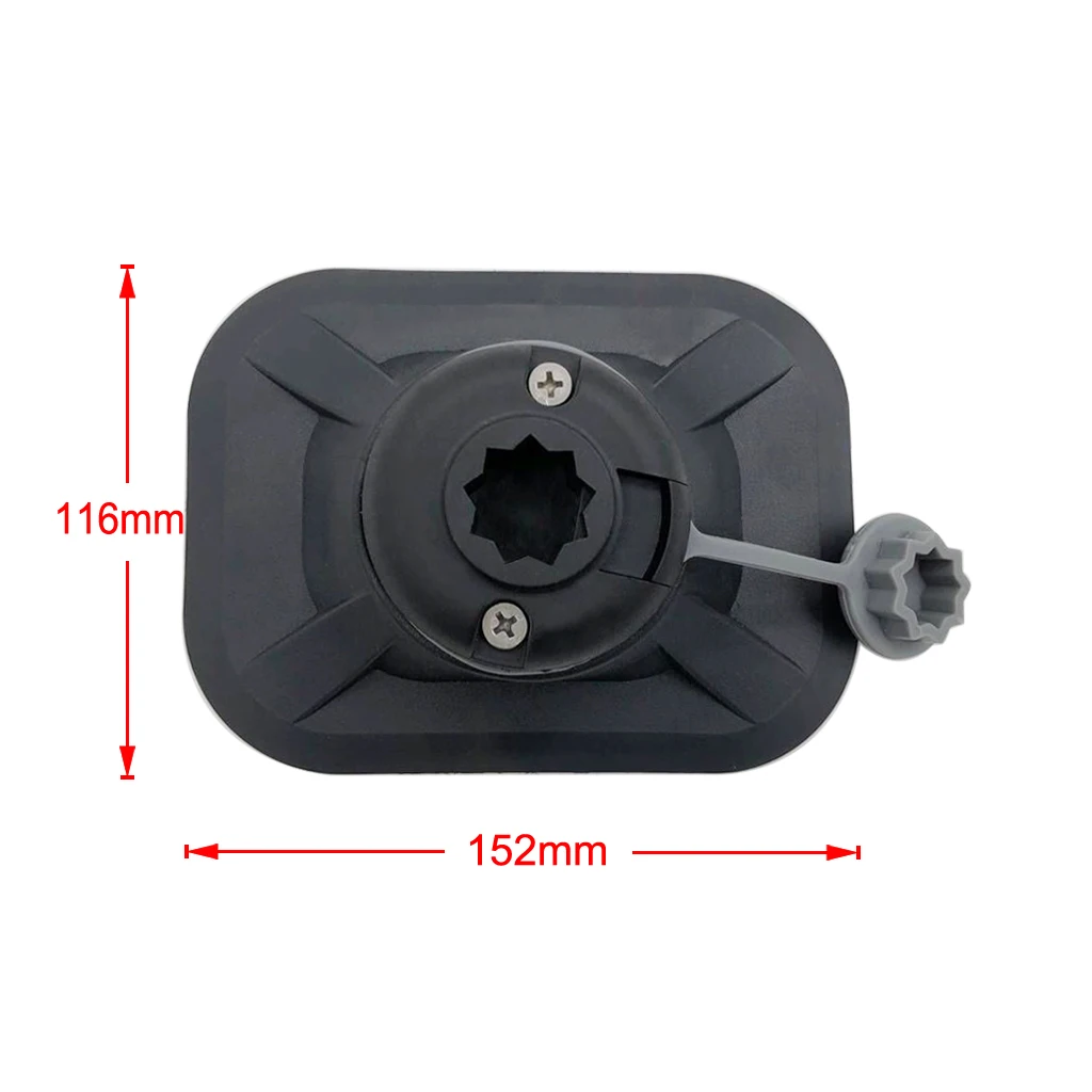 360 Degree Adjustable Kayak Boat Fishing Pole Stand Bracket Fishing Rod Holder Mount Clamp Base Tackle Access for Boat Yacht
