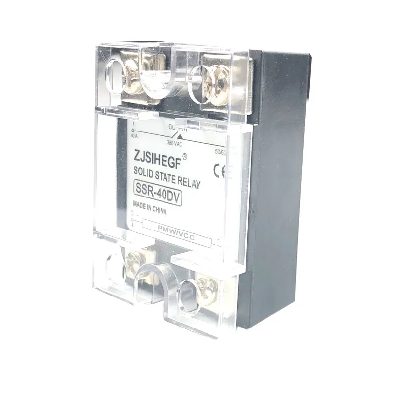 Выход 24 480VAC 60A SSR вход 0 5 В/0 10VDC выход однофазный твердотельные реле 60DV Напряжение
