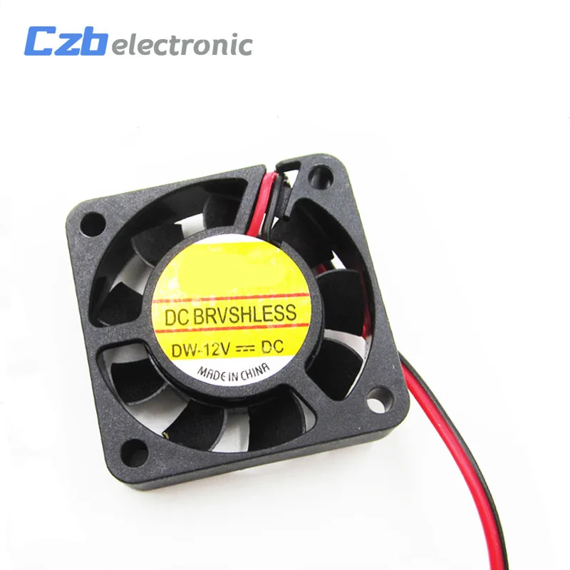 Cooler Fan 12V 2pin 40x40x10mm For Arduino Raspberry Pi Computer 3D printer NEW