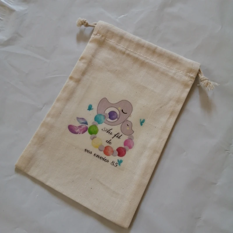 natural cotton bags logo