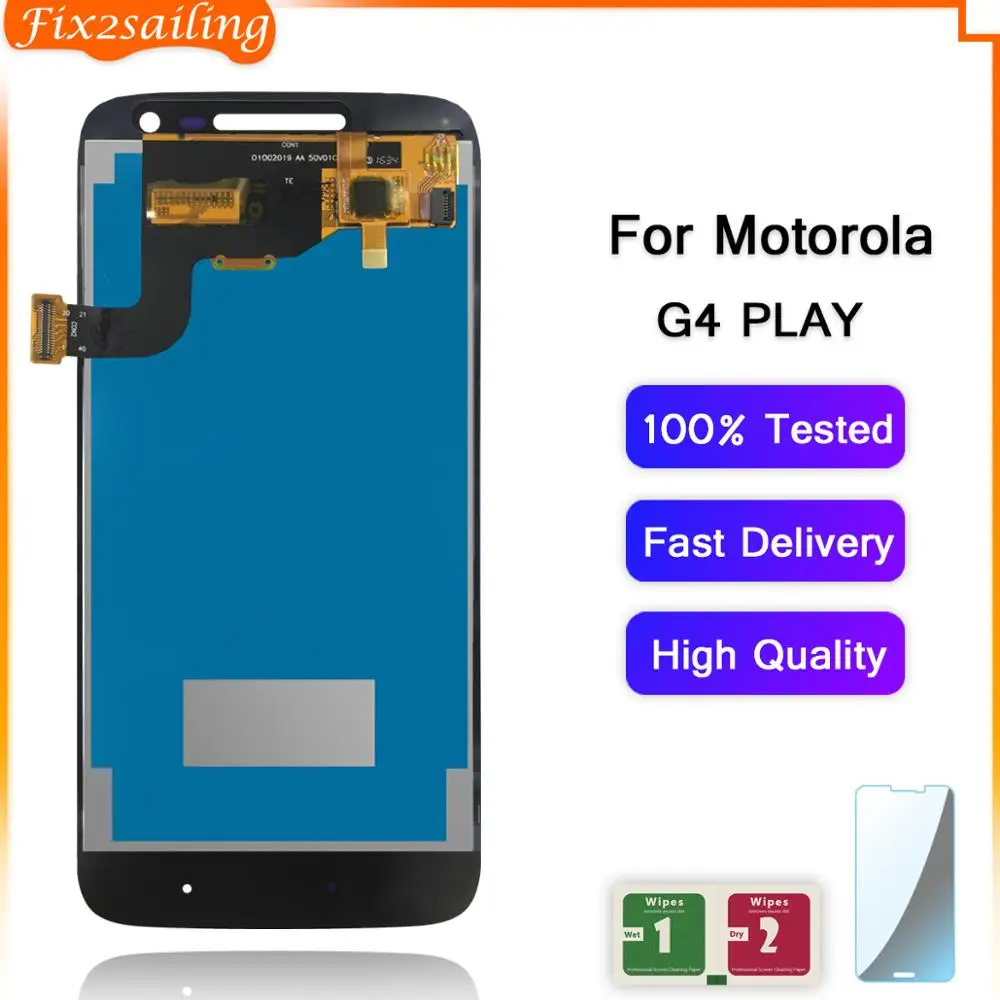 For Motorola MOTO G4 Play XT1603 XT1601 XT1604 XT1602 New LCD Display Touch Screen Digitizer Assembly Replacement Parts | Мобильные
