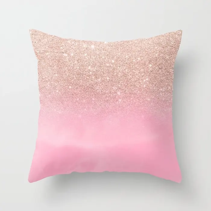 NEW Nordic Geometric Rose Pink Cushion Cases Creative Cute Pillows Case Sofa Bed Seats Cushions Home Decor Cogines Para El Sofa seat cushions