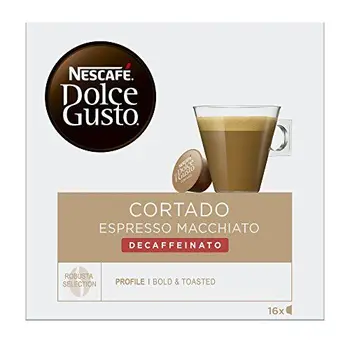 

Caffe.com - Nescafè(R) Capsule Original-Getränke Dolce Gusto Cortado Decaffeinato - 16 Kapseln