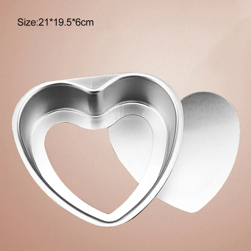 

3/6/8/10Inches Removable Bottom Cake Mold Heart Shape DIY Chiffon Cake Tool Baking Mold Form for Cooking Kitchen Accessories