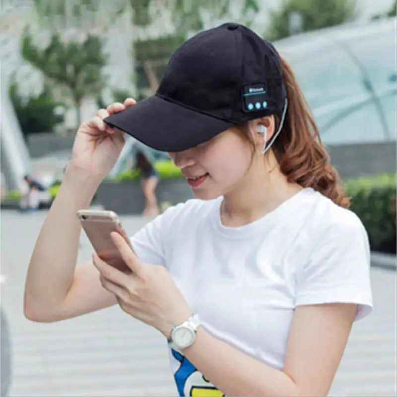 Беспроводной Bluetooth колпачок для наушников микрофон наружная бейсбольная шляпа гарнитура с микрофоном свободные руки наушники для смартфона планшета