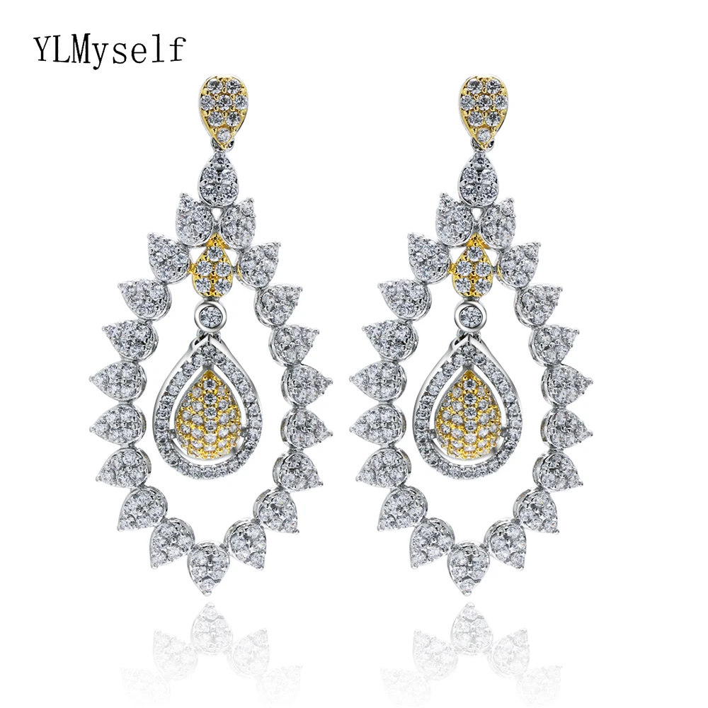 Long flower drop earrings (1)