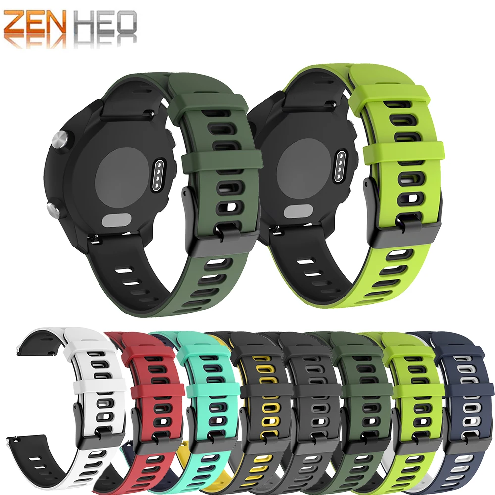 

Bracelet Watch Strap Sport Silicone 20mm For Samsung Galaxy Active 2 Watch 42mm Bands For Galaxy Active WatchBand 40mm 44mm