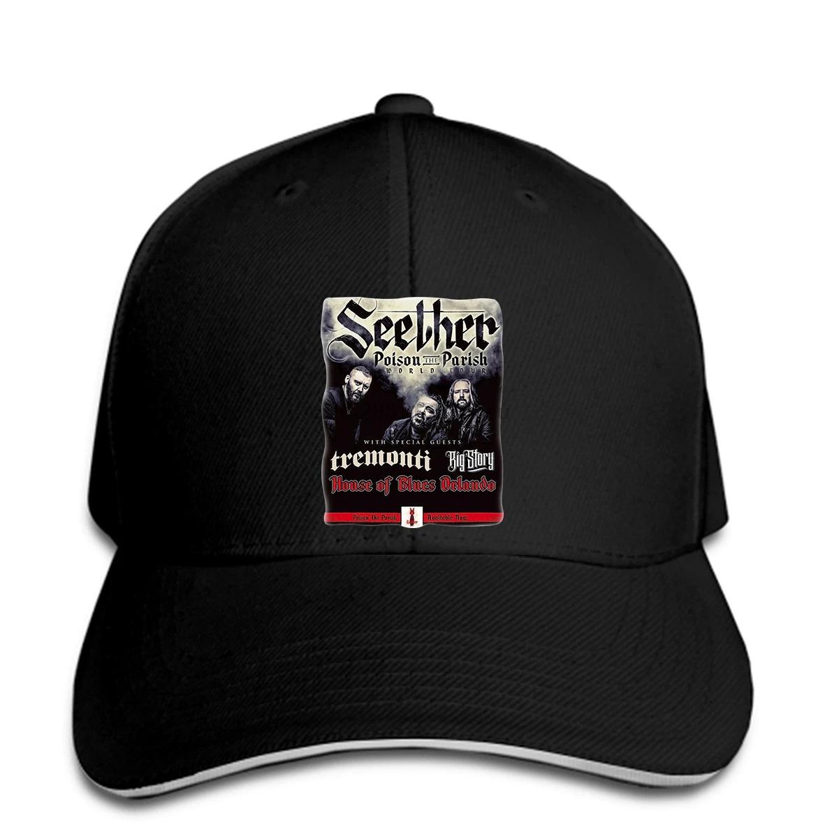 Бейсбольная кепка MamonLord SEETHER TOUR для мужчин и женщин, Кепка snapback
