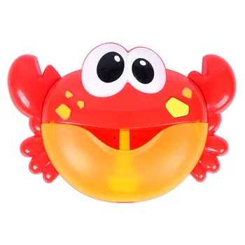 

Cute Baby Bath Bubble Crab Automatic Shower Machine Blower Maker Bath Music Toys Cartoon Educational Toy Gift for Kids
