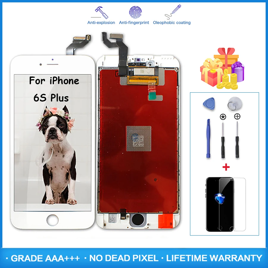 

AAAA LCD Display Pantalla For iPhone 6 6S Plus Screen Replacement Celular Digitizer Assembly For iPhone 5 5S LCD Screen Display