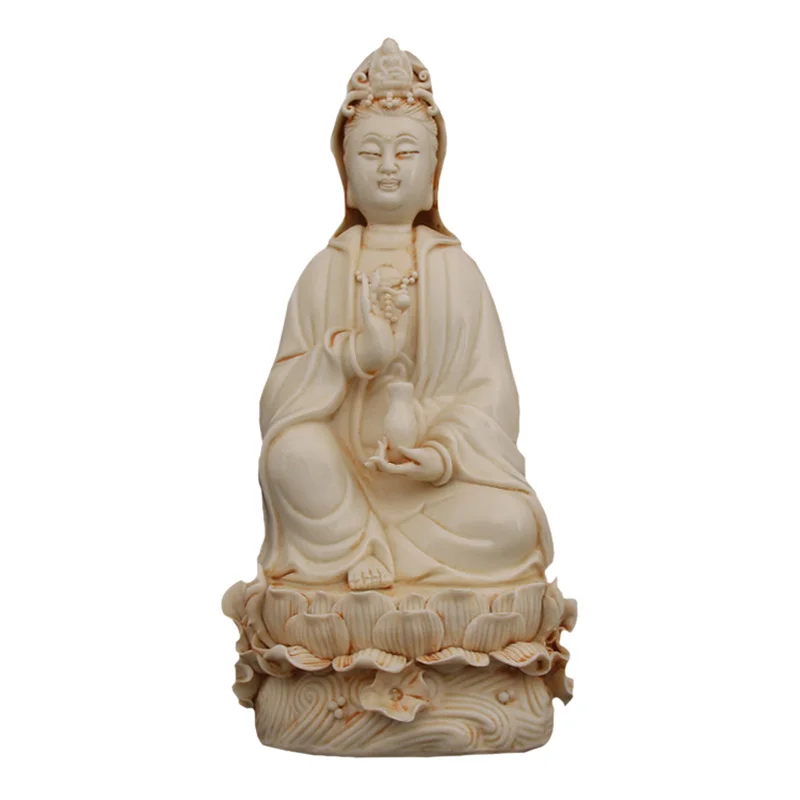 

Антикварная антикварная статуя Будды Ming dahuif Guanyin ВОДНЫЕ ЛИЛИИ, античный фарфор, ретро украшения, коллекционные украшения