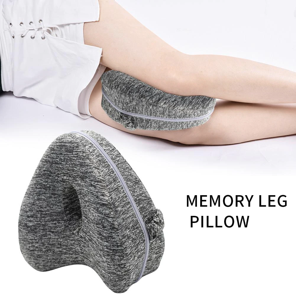 Ортопедическая подушка для сна из хлопковой пены с эффектом памяти, коррекция осанки ног, подушка для поддержки колена, подушка для ног в тазобедренном суставе, облегчающая боль
