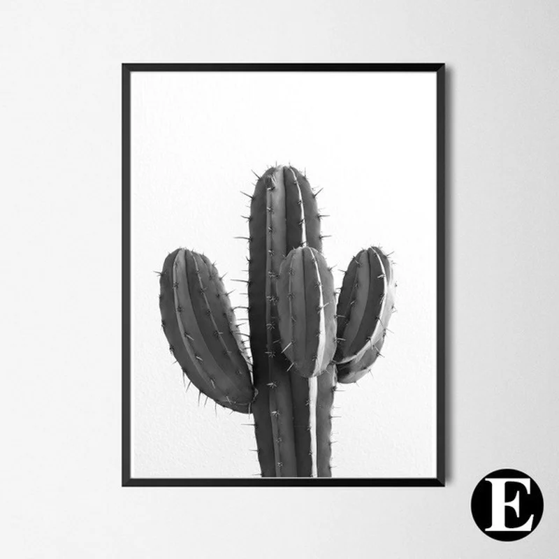 Minimalist Style Canvas Print Decorative Painting Wall Art Poster Living Room Bedroom Print Frame Not Include  (5)