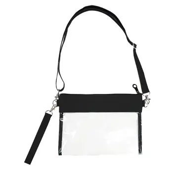 

Transparent PVC Shoulder Bag for WoMan Girls Satchel Purse Crossbody Tote Handbag