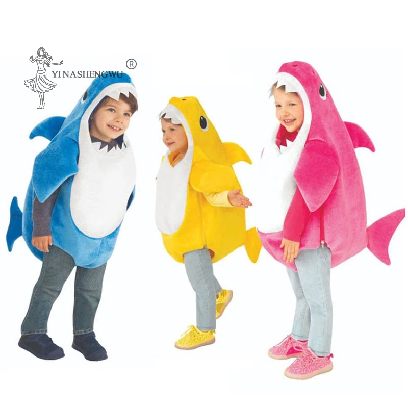 Baby Shark Cosplay Costume Performance Fish Little Baby Sets Children Kids Animal Clothes Boy Halloween Christmas Suits Clothing Baby Shark Cosplay Costume Performance Fish Little Baby Sets Children Kids Animal Clothes Boy Halloween Christmas Suits Clothing