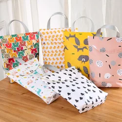 Sac à couches multifonctionnel pour bébé, réutilisable, mode, imperméable, organisateur de couches, Portable, grande capacité, pour maman, deux pièces 
