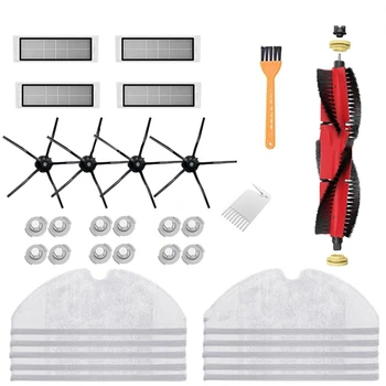 

33Pcs Washable HEPA Filter Main Brush Side Brush Parts for Xiaomi Roborock S5 Max S6 Vacuum Cleaner Accessories