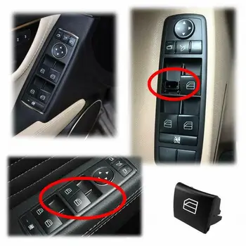 

2PCS Black Car Accessories PAIR WINDOW REGULATOR CONTROL SWITCH BUTTON for benz For MERCEDES W169 A W245 B W164 ML CLASS