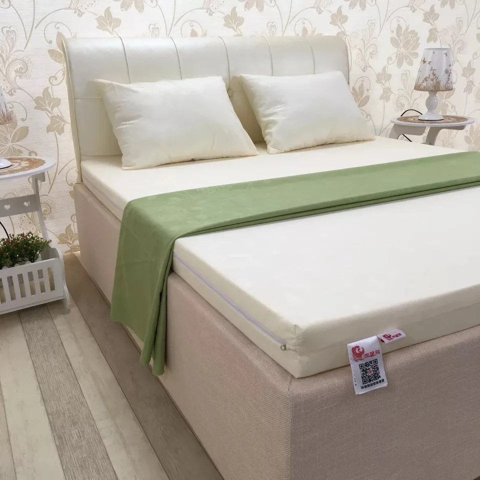 VESCOVO Sponge Foam Mattress Topper With Mattress Cover Thickening Foldable Tatami Pad For Family Hotel