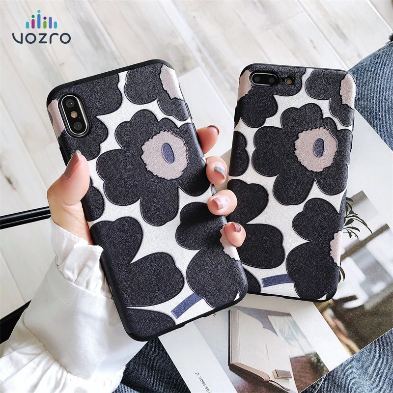 

VOZRO For IPhone Case X Xs Xr Xs Max 6 6s 7 8 Plus Cover Luxury Original LOGO Covers Accessories Bag Layers Shell Fitted Cases