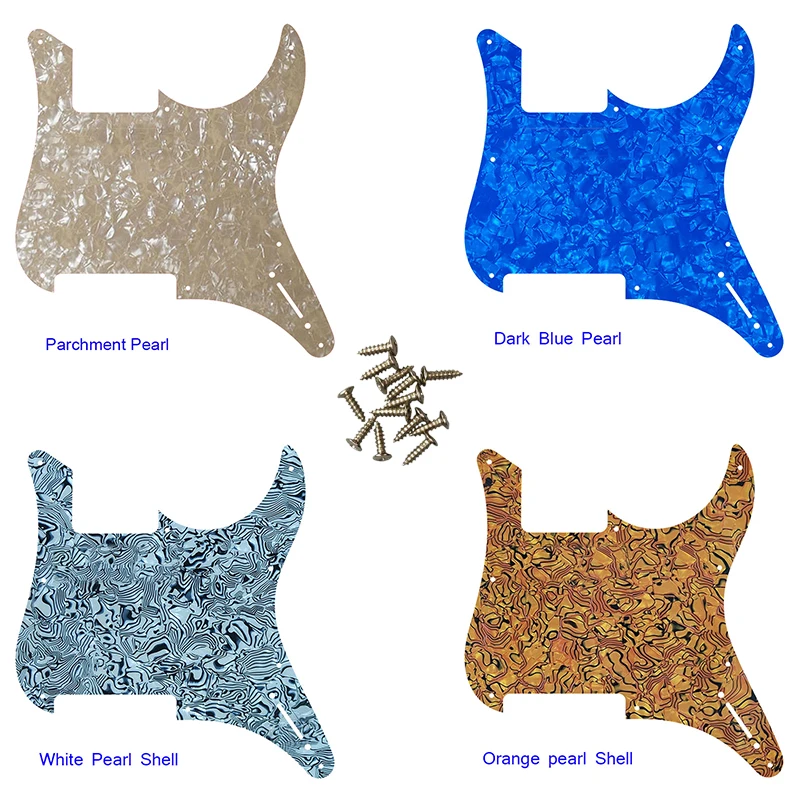 Xinyue Custom Guitar Parts-Per Mij Japan Yamaha Pacifico 302 No Pickup Hole Chitarra Elettrica Battipenna Piastra Antigraffio