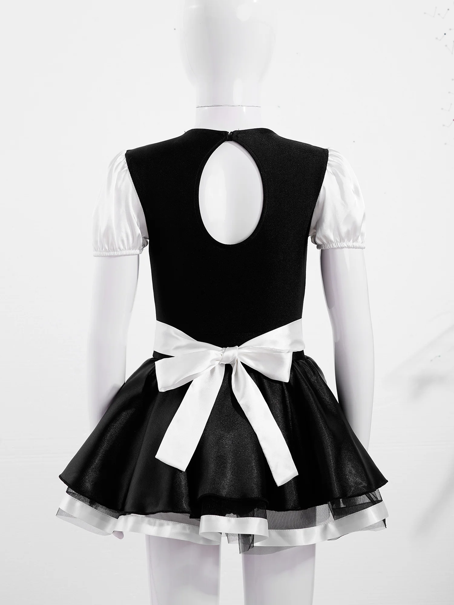 Carino Lolita cameriera francese Costume Cosplay vestito per