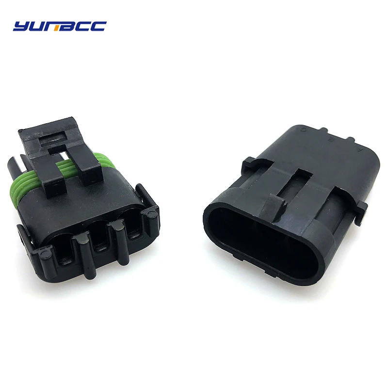 

5sets 3Pins Delphi Female Male Plug Haltech MAP TPS Waterproof Automotive wire Connector 12015793 12010717 For GM