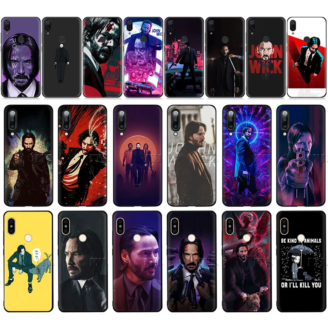 Мягкий чехол John Wick для Xiaomi mi Red Note 10 9T 7 8 Pro CC9E x 2S MAX 3 8T | Мобильные телефоны и