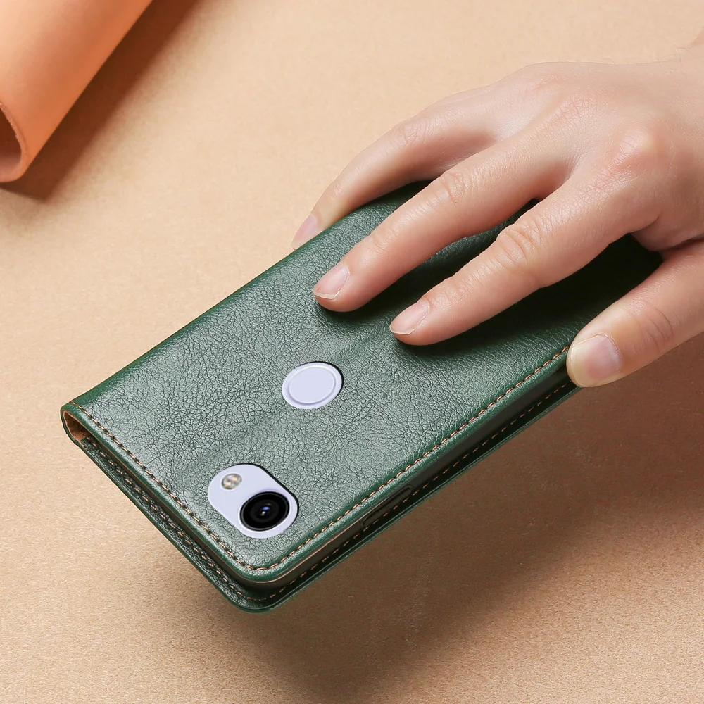 Кожаный чехол для Coque Google Pixel 3A с магнитной откидной подставкой телефона XL