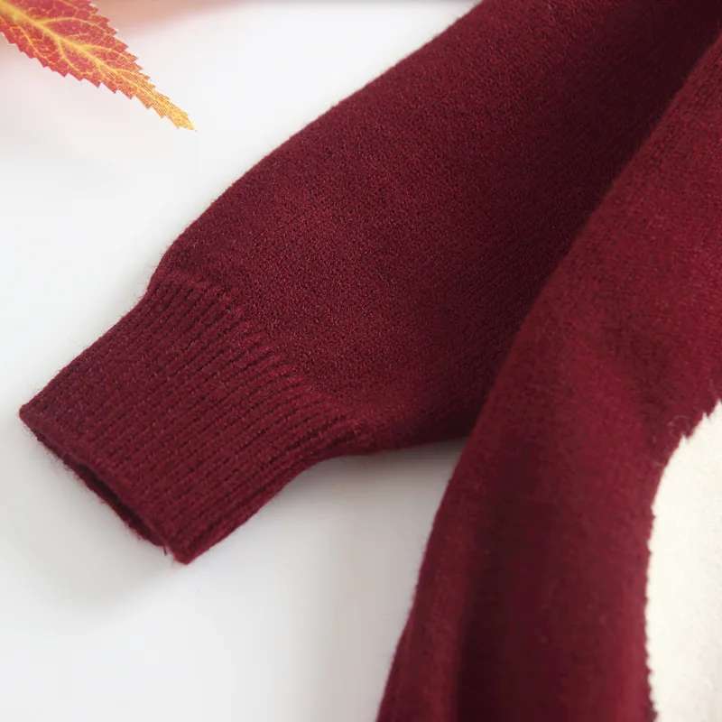 Baby Girls Christmas Clothes Toddler Sweater baby Winter Warm Thick Sweater shirts Girls Christmas Tops Sweaters 6M-4Y