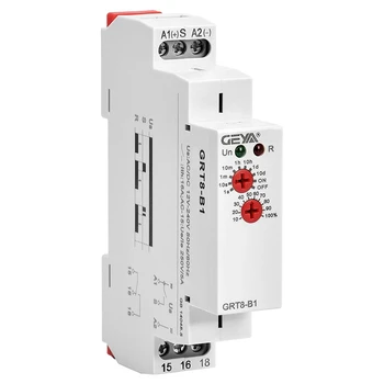 

GEYA GRT8-B1 Delay Off Time Relay Electronic 16A AC/DC12-240V TIME RELAY
