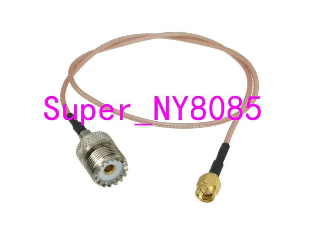 

UHF SO239 female to SMA male straigcrimp RG316 cable jumper pigtail 4inch~10M