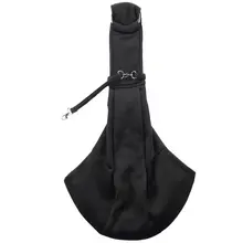 Черная клетчатая подкладка с двойным кольцом, сумка для домашних животных, может использоваться с обеих сторон с сумкой для мобильного телефона, Портативная сумка на плечо 517D