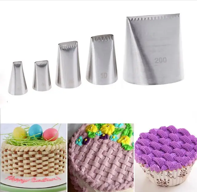 Basket Nozzle Cake Basket Piping On Cake 047 Basket Weave Nozzle