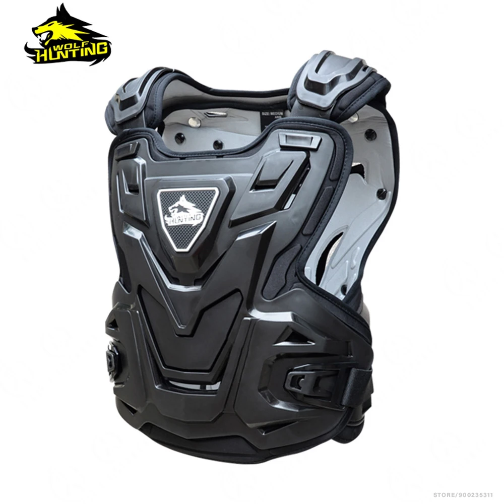 Motorcycle Jacket Armor Vest Motocross Body Armor Inner Outer Anti-fall Chest Protector Off-Road Dirt Bike Protective Gear