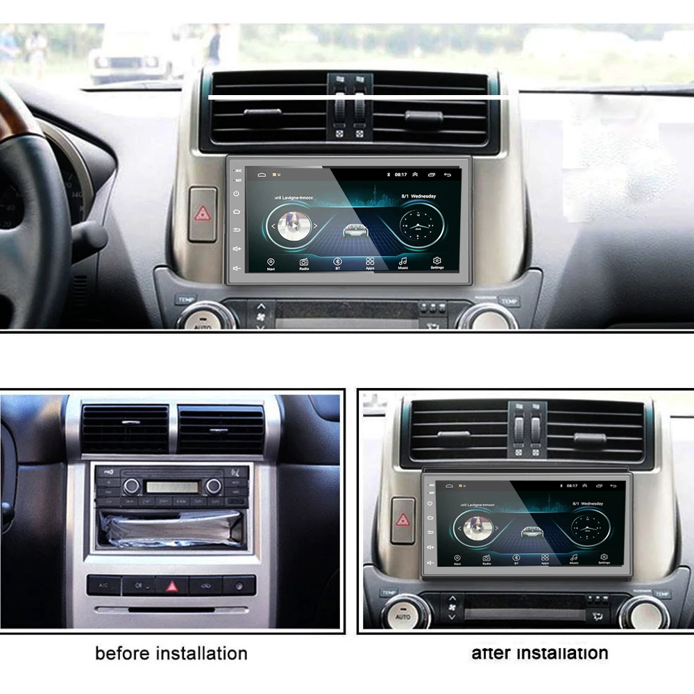 Android 2din автомобильный мультимедийный MP5 плеер радио gps Navi wifi Авторадио 7