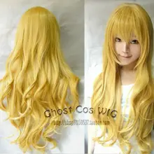 Новая мода длинные волнистые кудрявые для косплея вечерние парик мульти блонд цвет 70 см