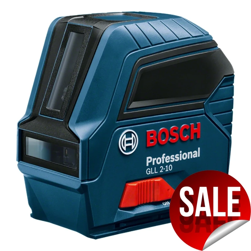 Нивелир лазерный Bosch GLL 2 10 (Вертикальная и горизонтальная проекция рабочее