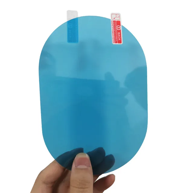 2 Pcs Car Rearview Mirror Protective Film Anti Fog Window Clear Rainproof Rear View Mirror Protective Soft Film Auto Accessories 5