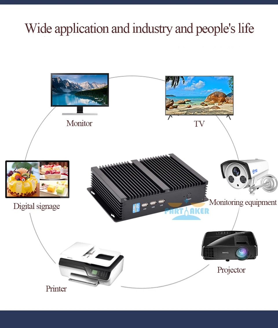Industrial Mini PC with Intel I7 10510U, Windows 10, 2 DDR4, M.2 NVMe+Msata+2.5''SATA, 4K HTPC, Nettop HDMI VGA WiFi Description Image.This Product Can Be Found With The Tag Names Barebone Mini PC, Computer Office, Mini pc computer