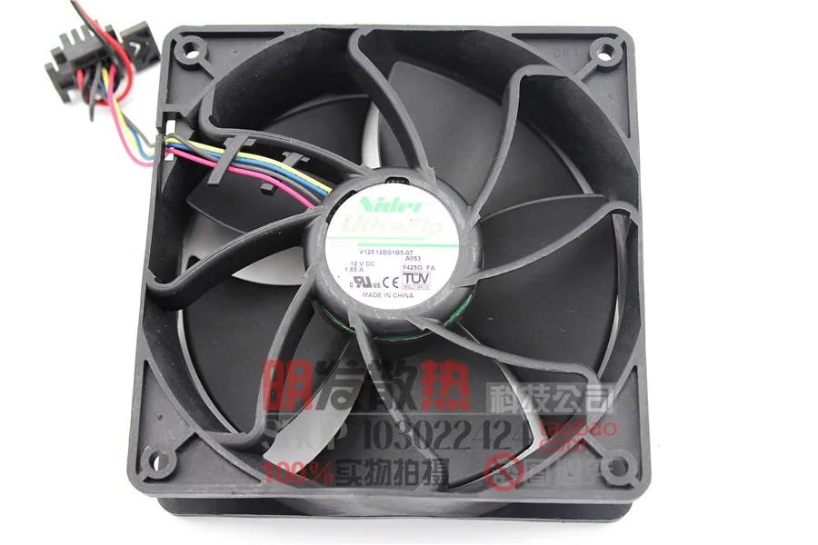 

12CM 12038 1.85A V12E12BS1B5-07 PWM 12V high speed violent fan