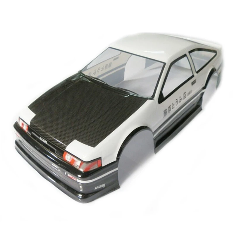 Initial D AE86 Car Shell Inital Toy Car Vehicles RX7 Pull Back 1/10 Light for Children Boy Toys RC Parts 190MM Drift Car Shell