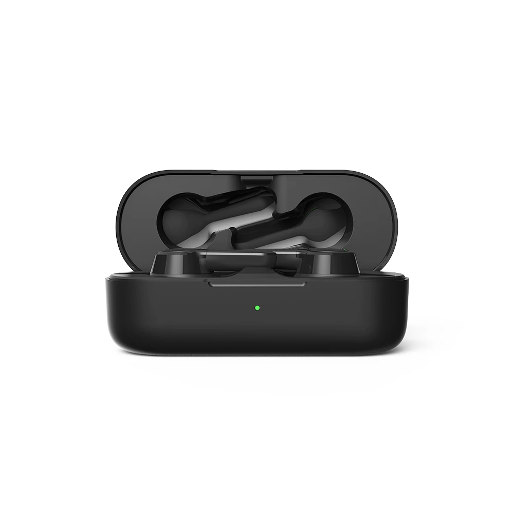 TS04 TWS Bluetooth 5,0 Hook наушники водонепроницаемые беспроводные наушники Стерео шумоподавление Спортивная гарнитура с микрофоном 4h время музыки - Цвет: Черный