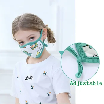 

The New Baby Gauze Six-layer Gauze Mask Children's Mask Can Be Adjusted Dustproof Mask Can Be Cleaned and Reused