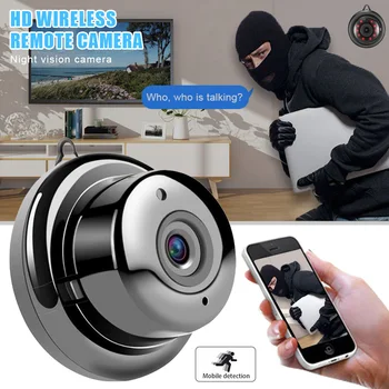 

Wireless Wifi Camera Night Vision 1080P Loop Recording Motion Detection for Home Office NC99