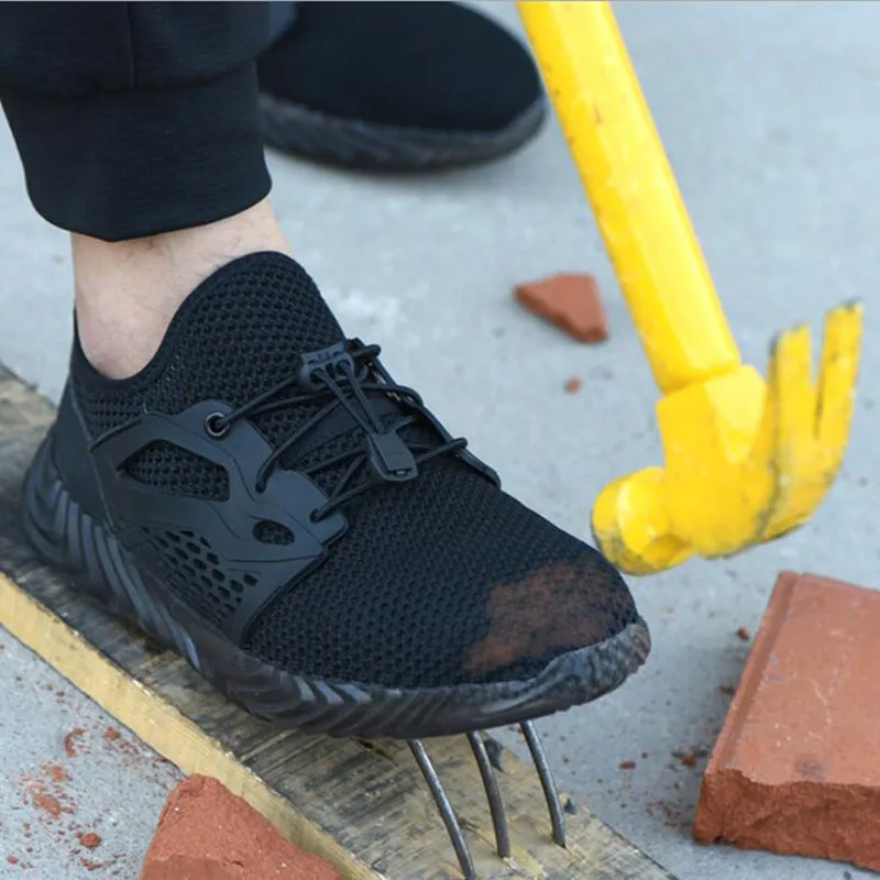 

Indestructible Ryder Shoes Puncture-Proof Work Sneakers Breathable Shoes Work Boots Men And Women Steel Toe Air Safety Boots Hot