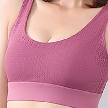 

Women Beauty Back Sports Bras Push Up Cross Straps Breathable Tops For Fitness Running Underwear